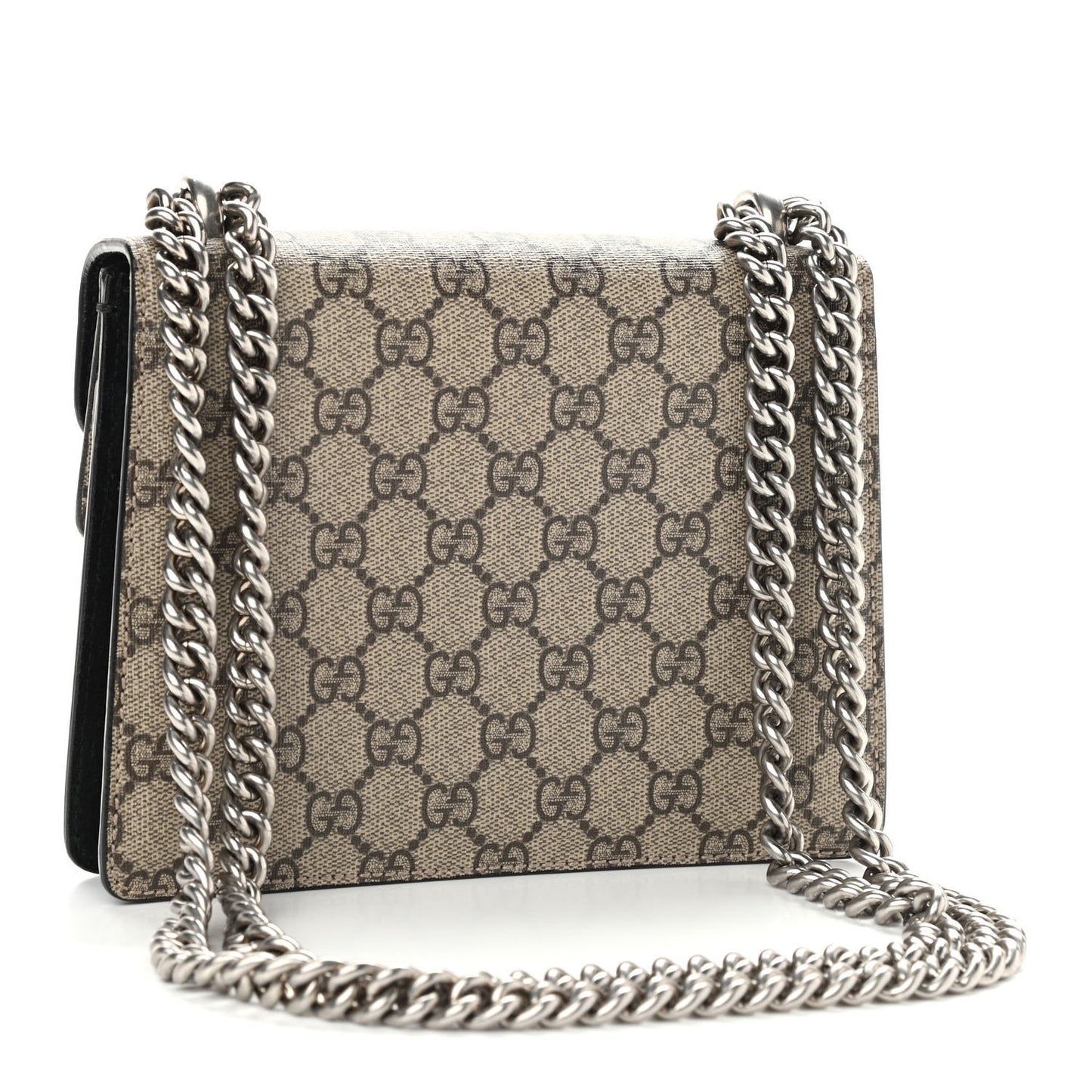 GG Supreme Monogram Mini Dionysus Shoulder Bag Black