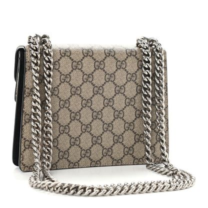 Gucci GG Supreme Monogram Mini Dionysus Shoulder Bag Black 3 of 16