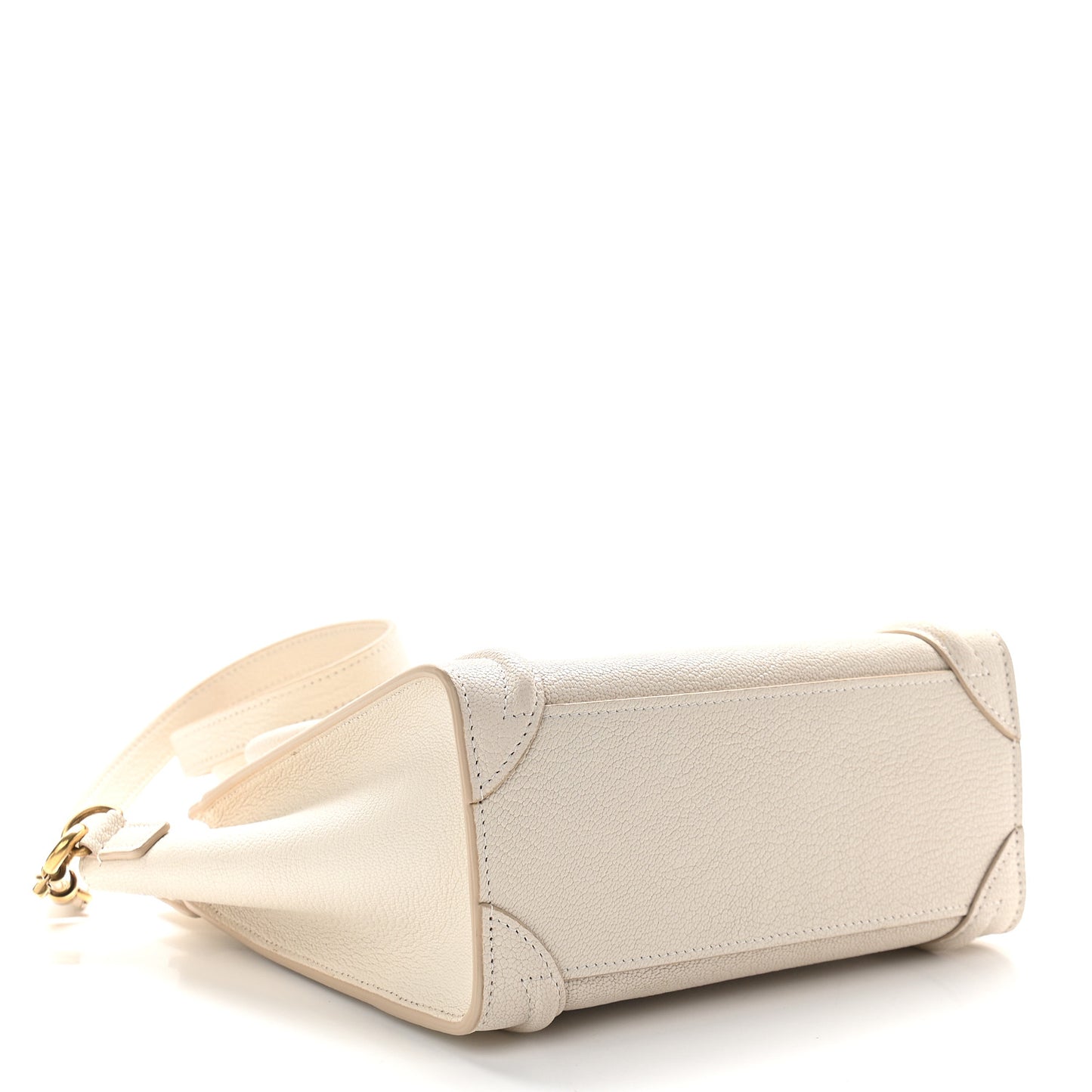 Goatskin Nano Luggage White