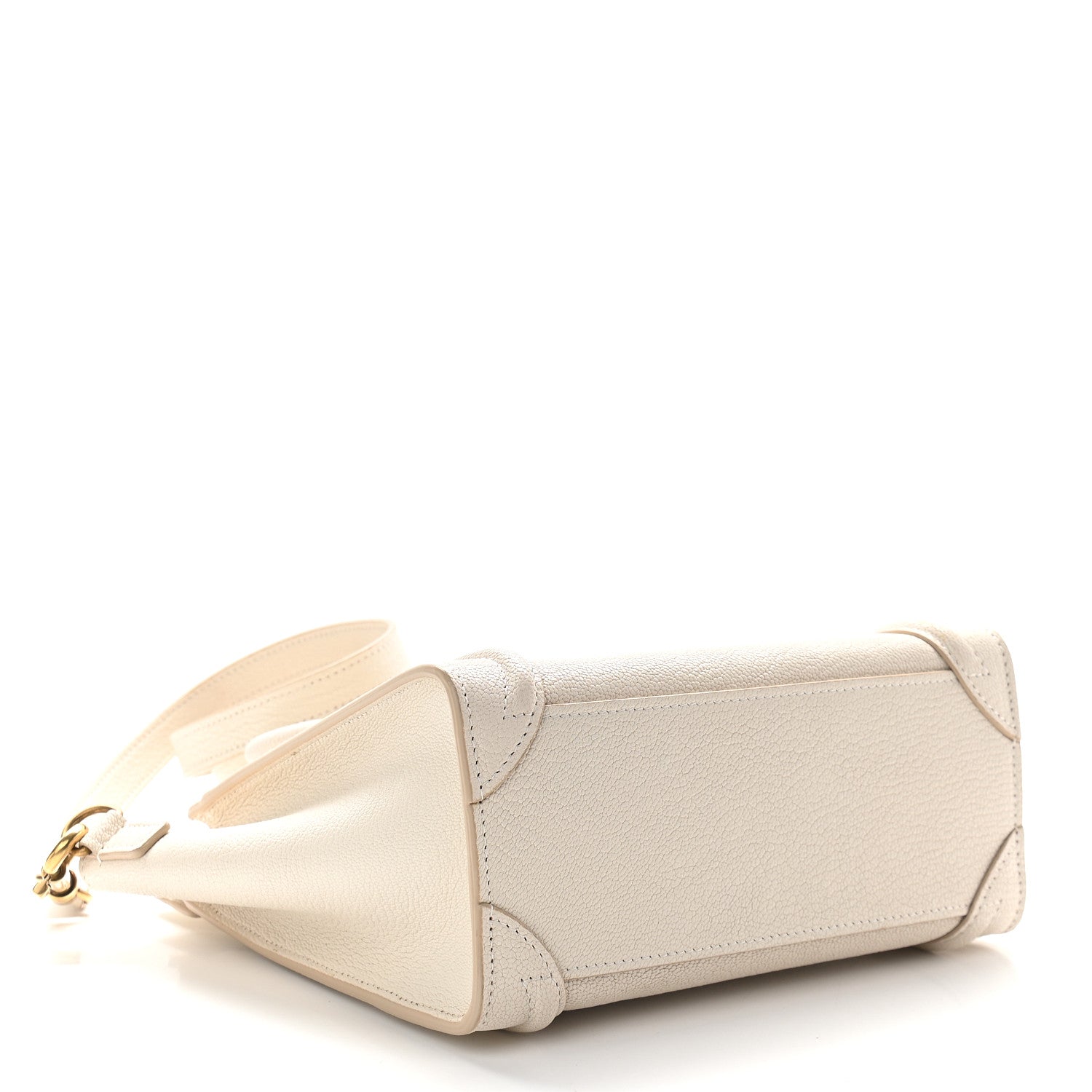 Celine Goatskin Nano Luggage White 4 of 10