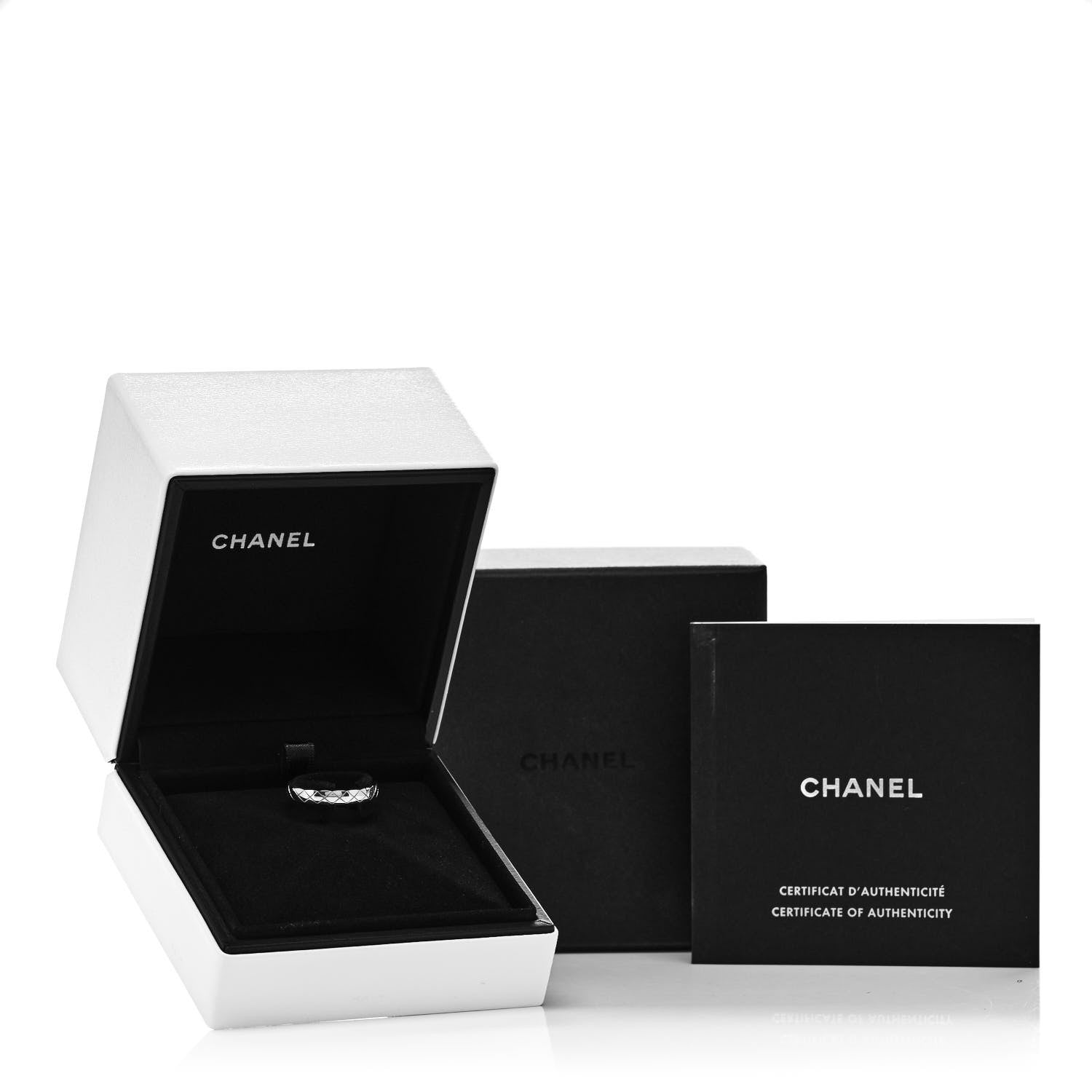Chanel 18K Yellow Gold Mini Coco Crush Ring 54 6.75 6 of 6