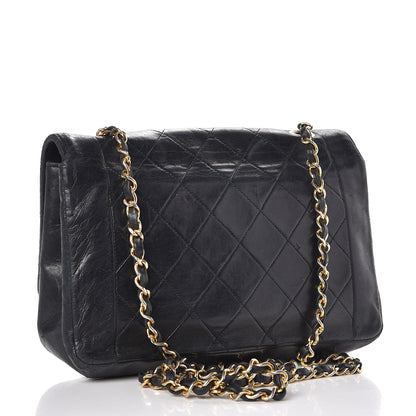 Chanel Lambskin Quilted Medium Single Flap Black 3 of 15