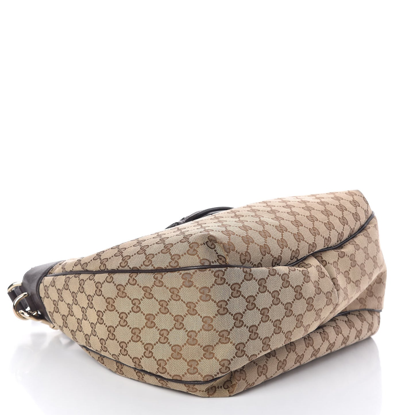 Monogram Web Medium Dressage Hobo Dark Brown