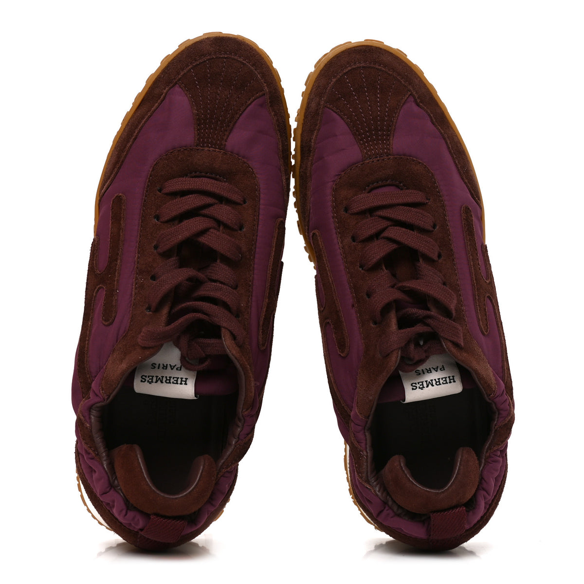 Suede Goatskin Jet Sneakers 37.5 Marron Palissandre