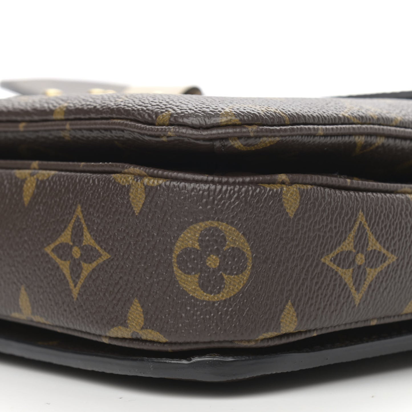 Monogram Braided Pochette Metis Creme Beige