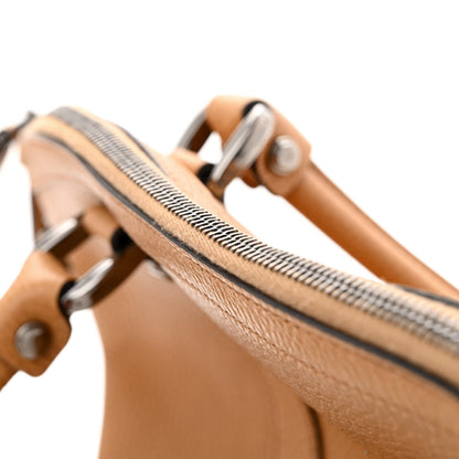 Gucci Pebbled Calfskin Medium GG Convertible Dome Satchel Beige 12 of 13