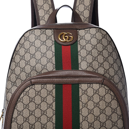 Gucci GG Supreme Monogram Medium Ophidia Day Backpack Brown 7 of 10