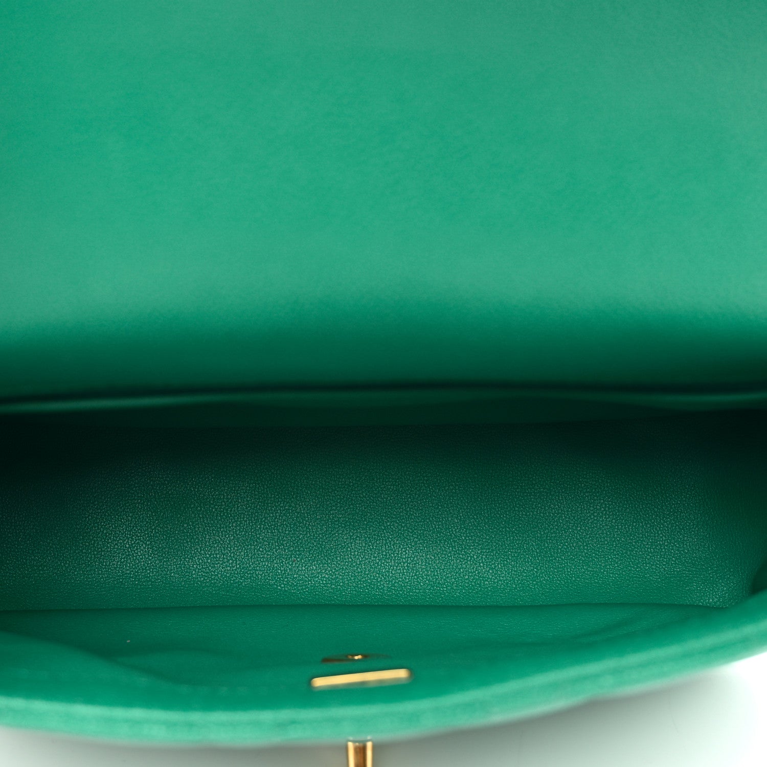 Chanel Caviar Quilted Sweetheart Flap Green 6 of 10