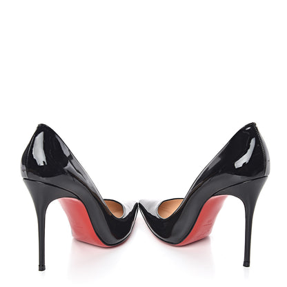 Christian Louboutin Patent Decollete 554 100 Pumps 38 Black 4 of 10