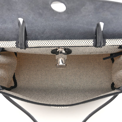 Hermes Vache Hunter Criss Viking Herbag Zip Retourne 31 PM Ecru Black 7 of 13