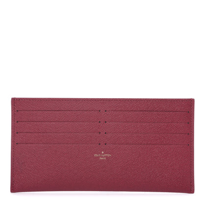 Louis Vuitton Calfskin Felicie Card Holder Insert Fuchsia 1 of 6