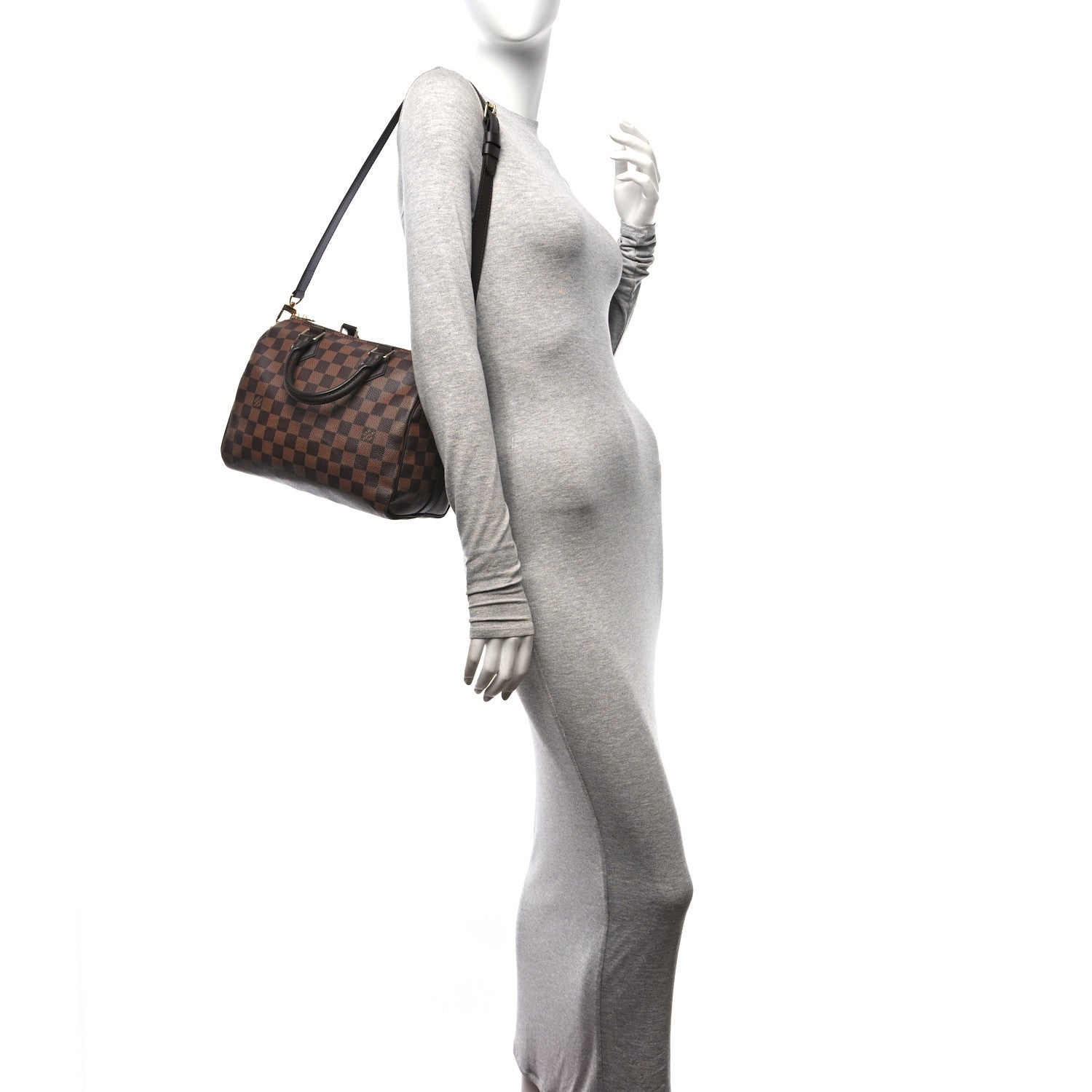 Louis Vuitton Damier Ebene Speedy Bandouliere 25 2 of 10