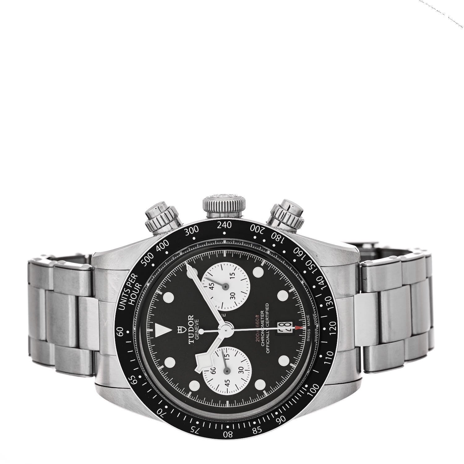 TUDOR Stainless Steel 41mm Black Bay Chronograph Reverse Panda Automatic Watch Black 79360N 2 of 5