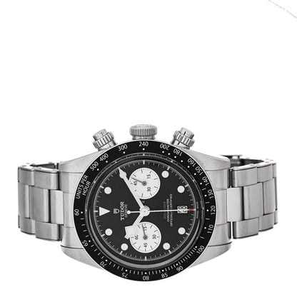 TUDOR Stainless Steel 41mm Black Bay Chronograph Reverse Panda Automatic Watch Black 79360N 2 of 5