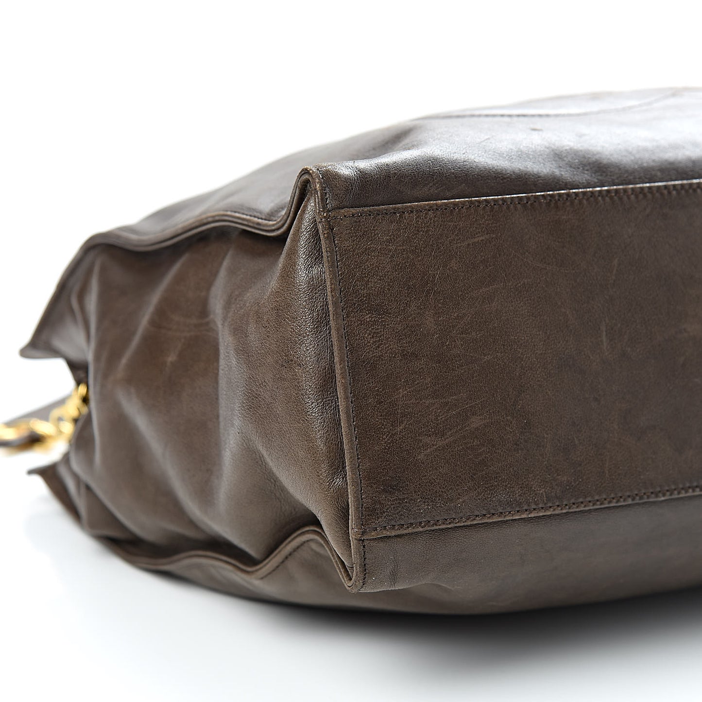 Lambskin CC Tote Brown