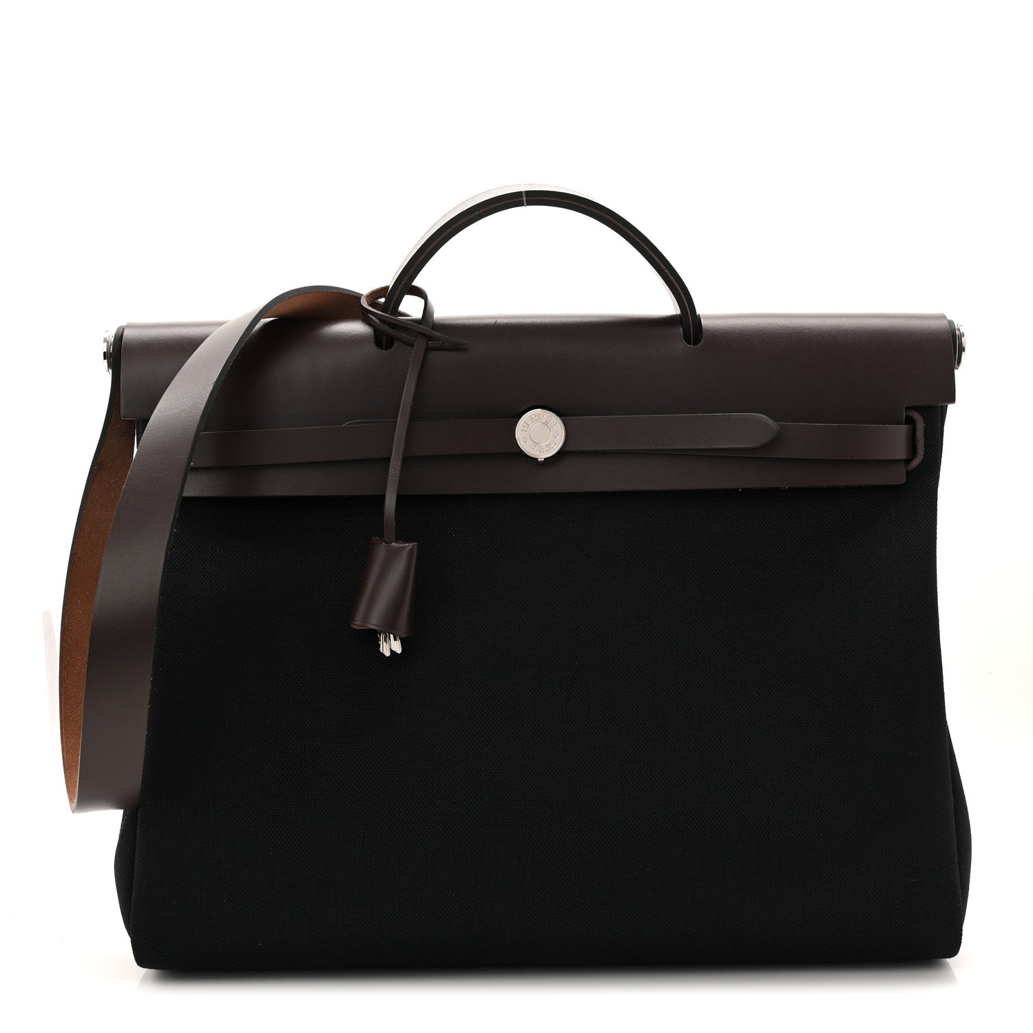 Hermes Toile Vache Hunter Herbag Zip 39 MM Black Ebene 1 of 12