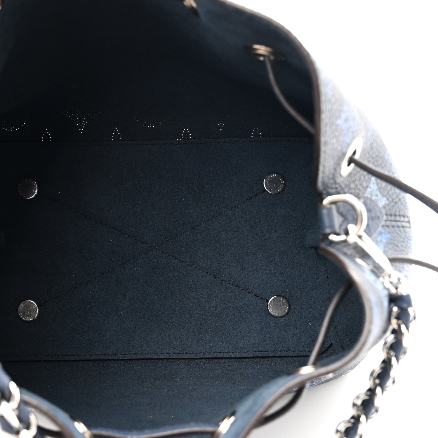 Louis Vuitton Mahina Bella Black Bleu Marine 5 of 14