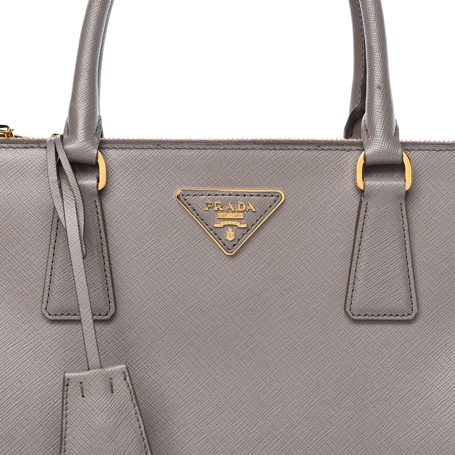 Prada Saffiano Medium Galleria Double Zip Tote Argilla 13 of 13
