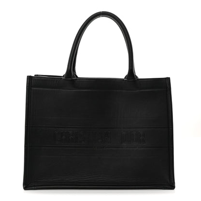 Christian Dior Calfskin Embossed Medium Book Tote Black 1 of 13
