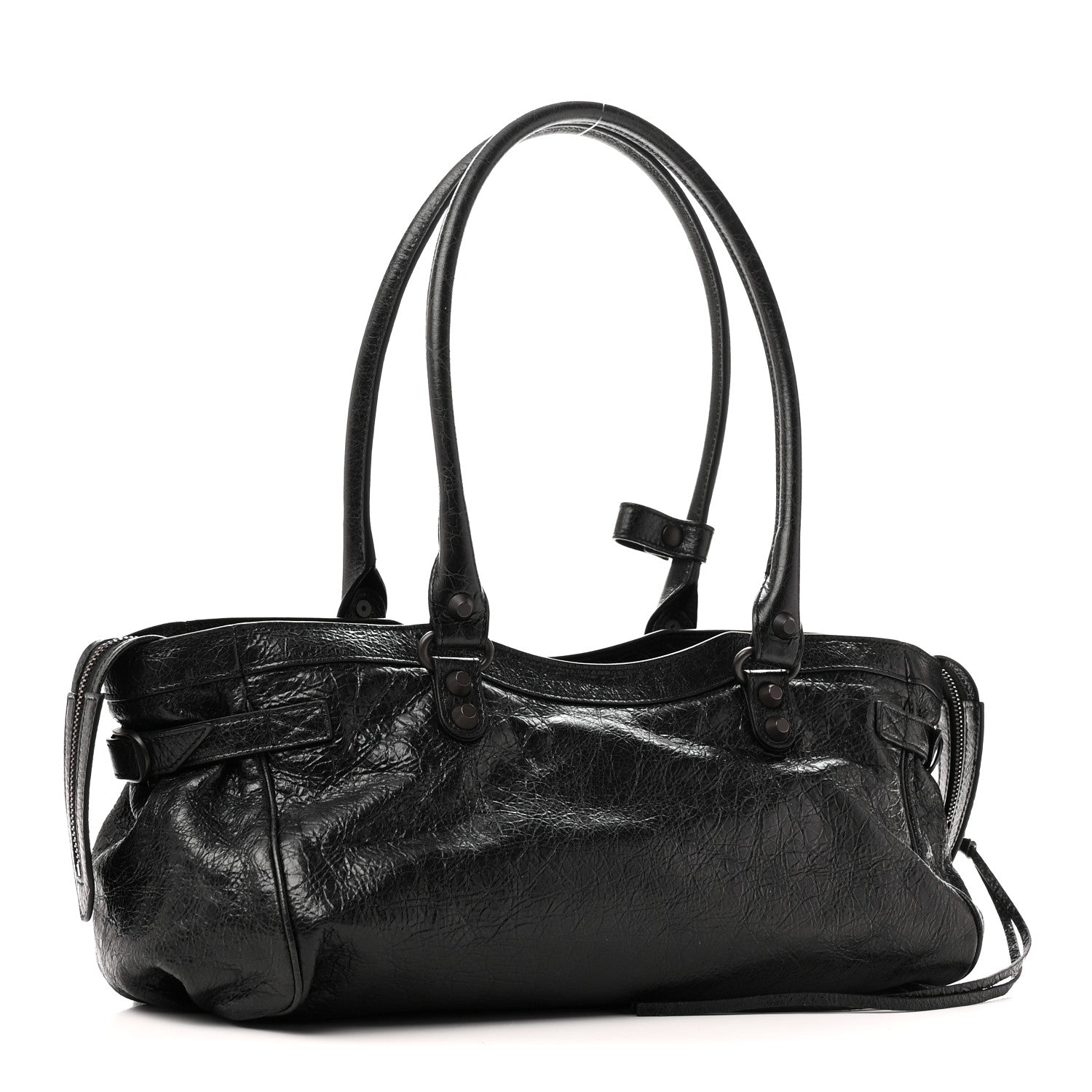 Balenciaga Agneau Arena Classic Hardware East West Le City Black 3 of 10