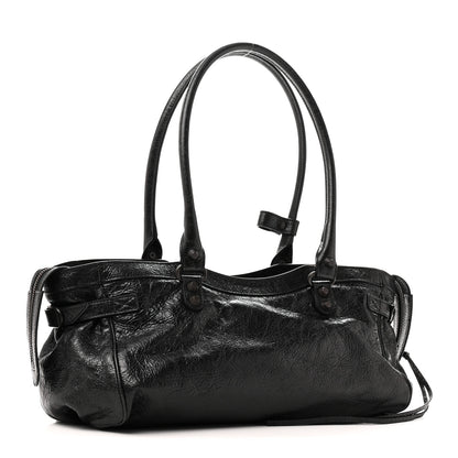 Balenciaga Agneau Arena Classic Hardware East West Le City Black 3 of 10