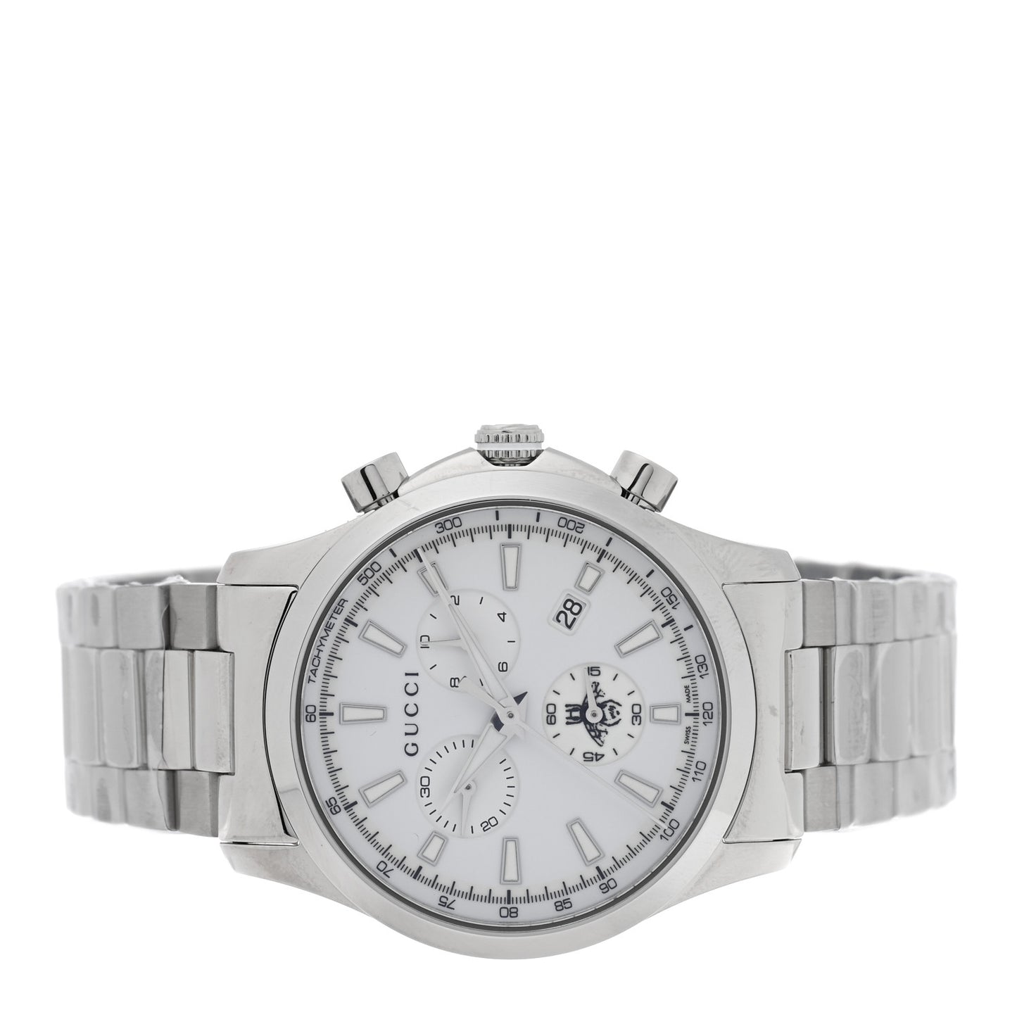 Stainless Steel 38mm G-Timeless Bee Chronograph Quartz Watch