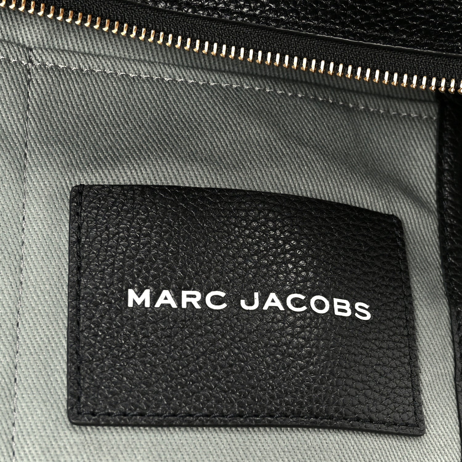 Marc Jacobs Grained Calfskin Medium The Tote Bag Black 6 of 11