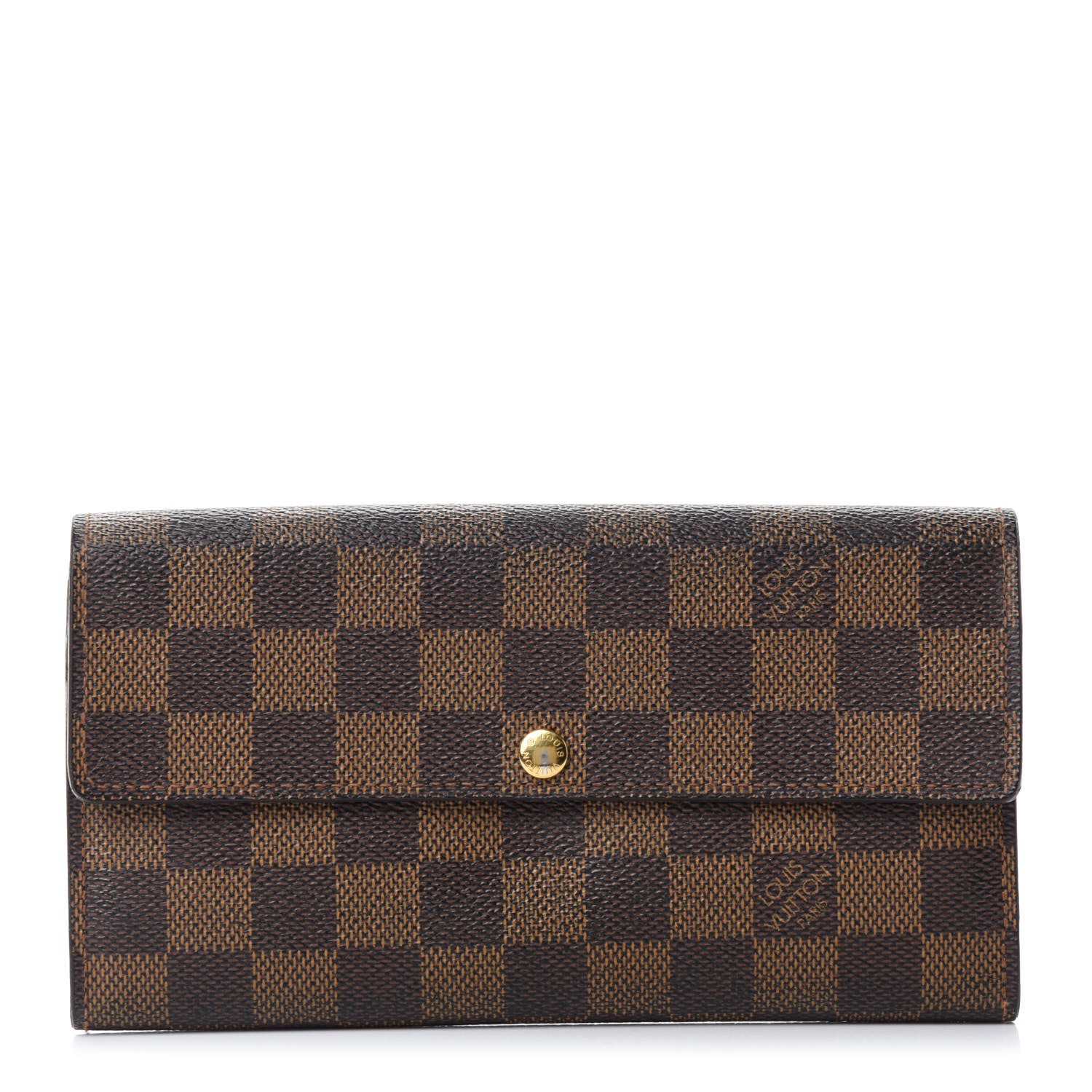 Louis Vuitton Damier Ebene Sarah Wallet 1 of 8