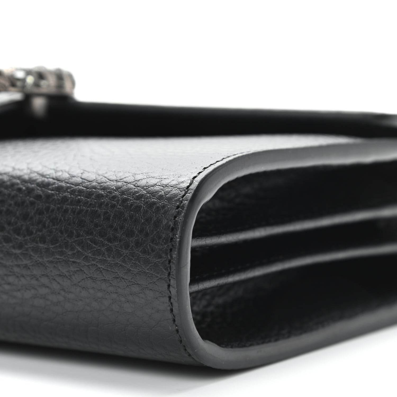 Gucci Calfskin Mini Dionysus Chain Wallet Black 9 of 10