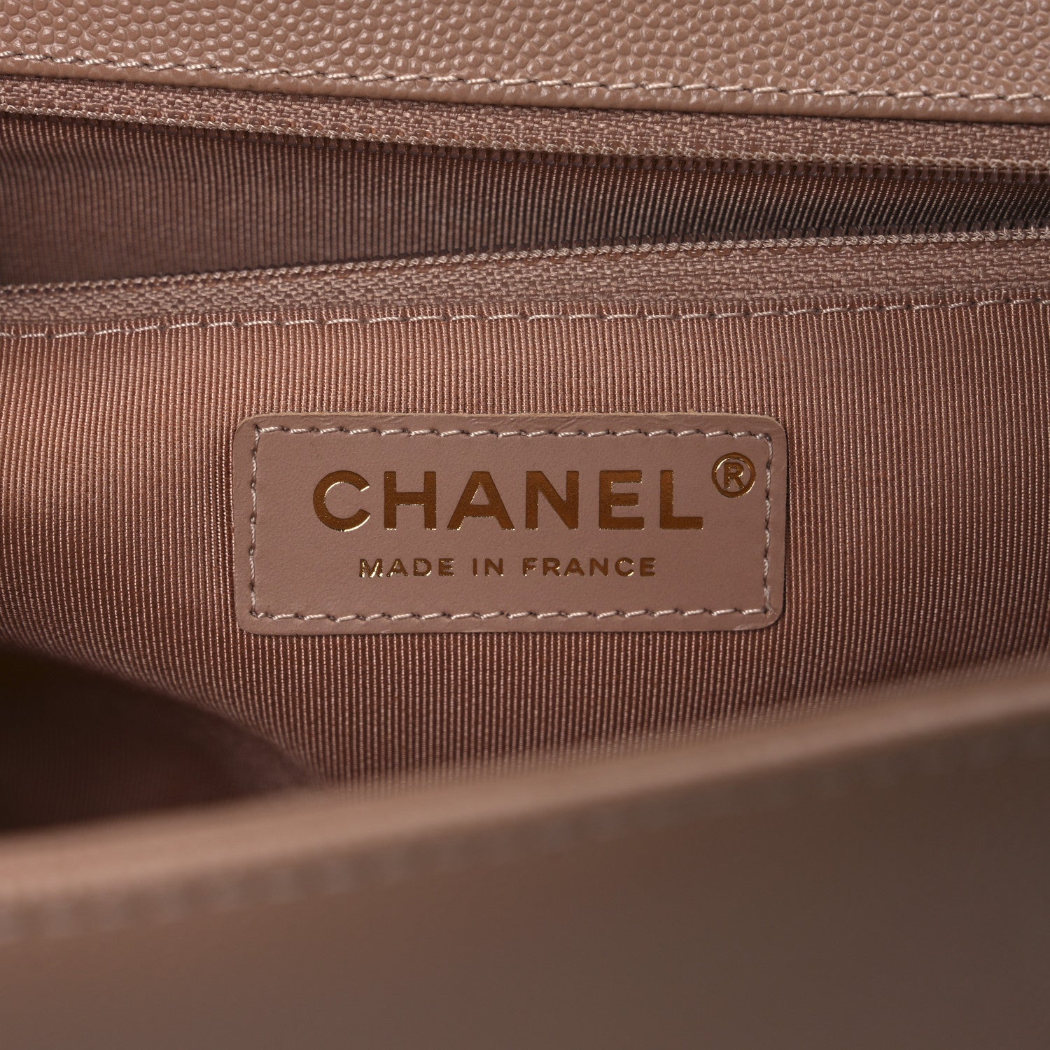 Chanel Caviar Quilted New Medium Boy Flap Beige 6 of 10