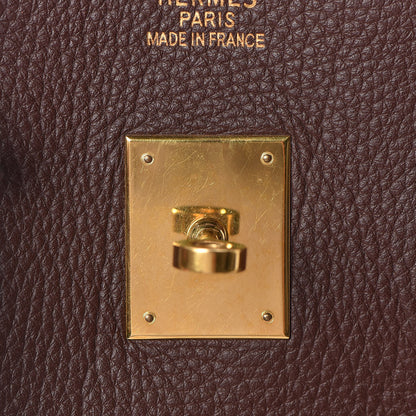 Hermes Togo Birkin 35 Chocolate 10 of 53