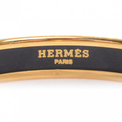 Hermes Enamel Narrow Caleche Bracelet Navy 65 3 of 4