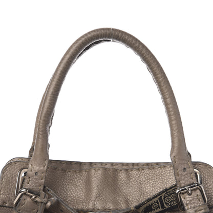 Fendi Cuoio Romano Selleria Small Villa Borghese Tote Peltro 14 of 19