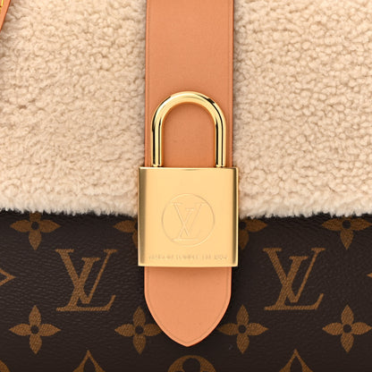 Louis Vuitton Monogram Shearling Cozygram Locky BB 7 of 9
