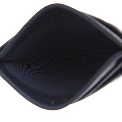 Chanel Caviar Quilted Card Holder Navy 5 of 10