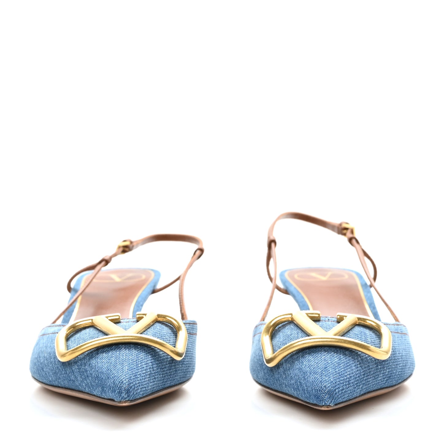 Denim Vlogo Slingback 40mm Pumps 39.5 Denim Selleria