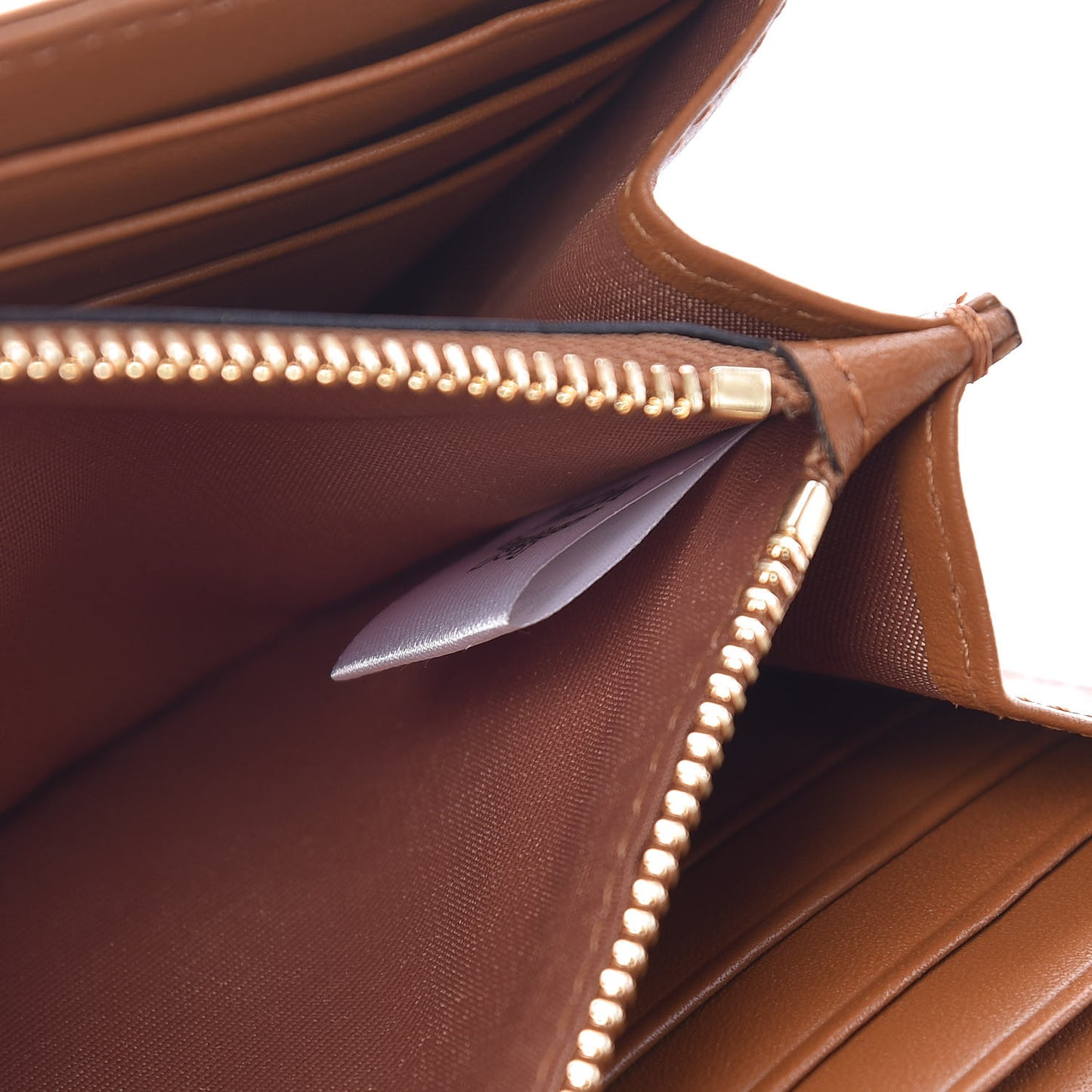 Visetos Large Patricia Wallet On Chain Cognac