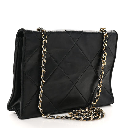 Chanel Lambskin Diamond CC Flap Black 3 of 11