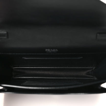 Prada Saffiano City Calf Mini Envelope Bag Black 5 of 8