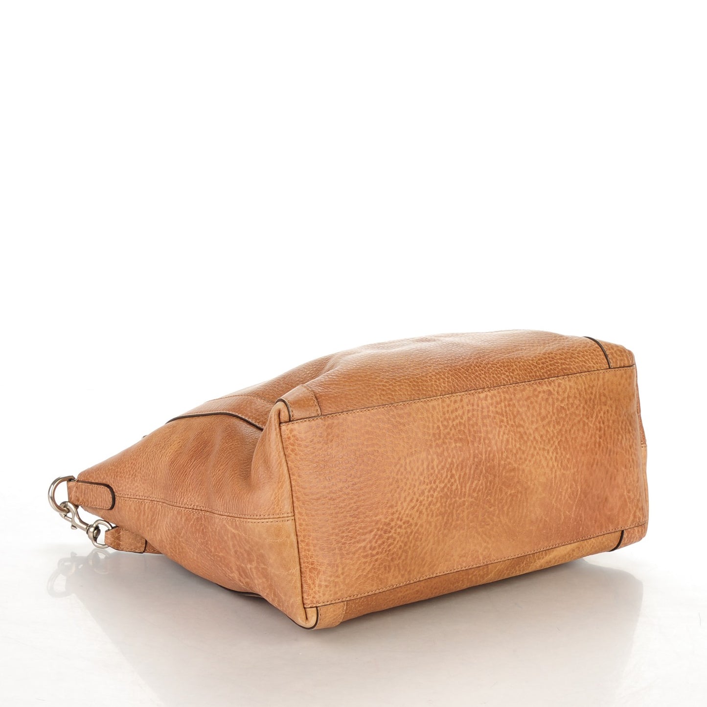 Pebbled Calfskin Medium Miss GG Top Handle Bag Light Cuir