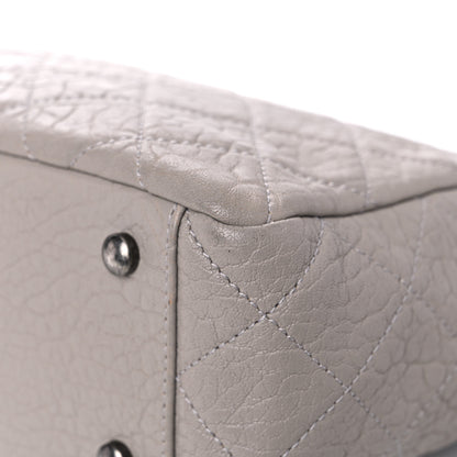 Chanel Washed Lambskin Quilted CC Travel Flap Grey 11 of 13