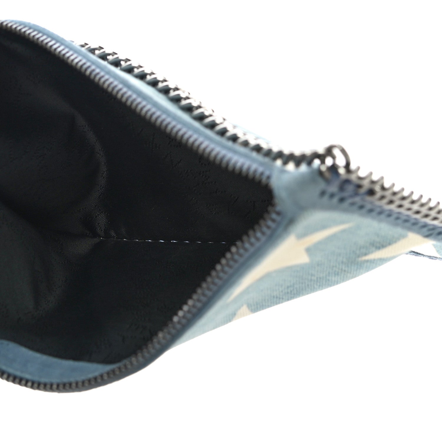 Stella McCartney Denim Star Falabella Clutch Blue 4 of 9