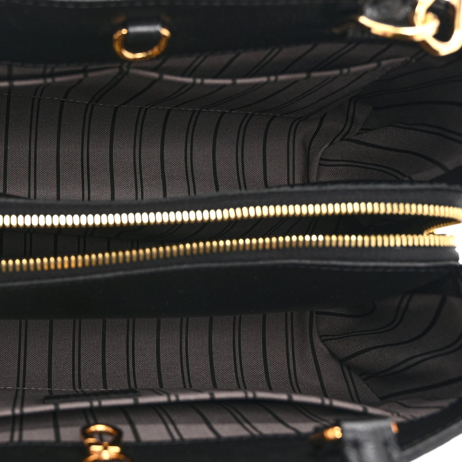 Louis Vuitton Empreinte Montaigne MM Black 5 of 9