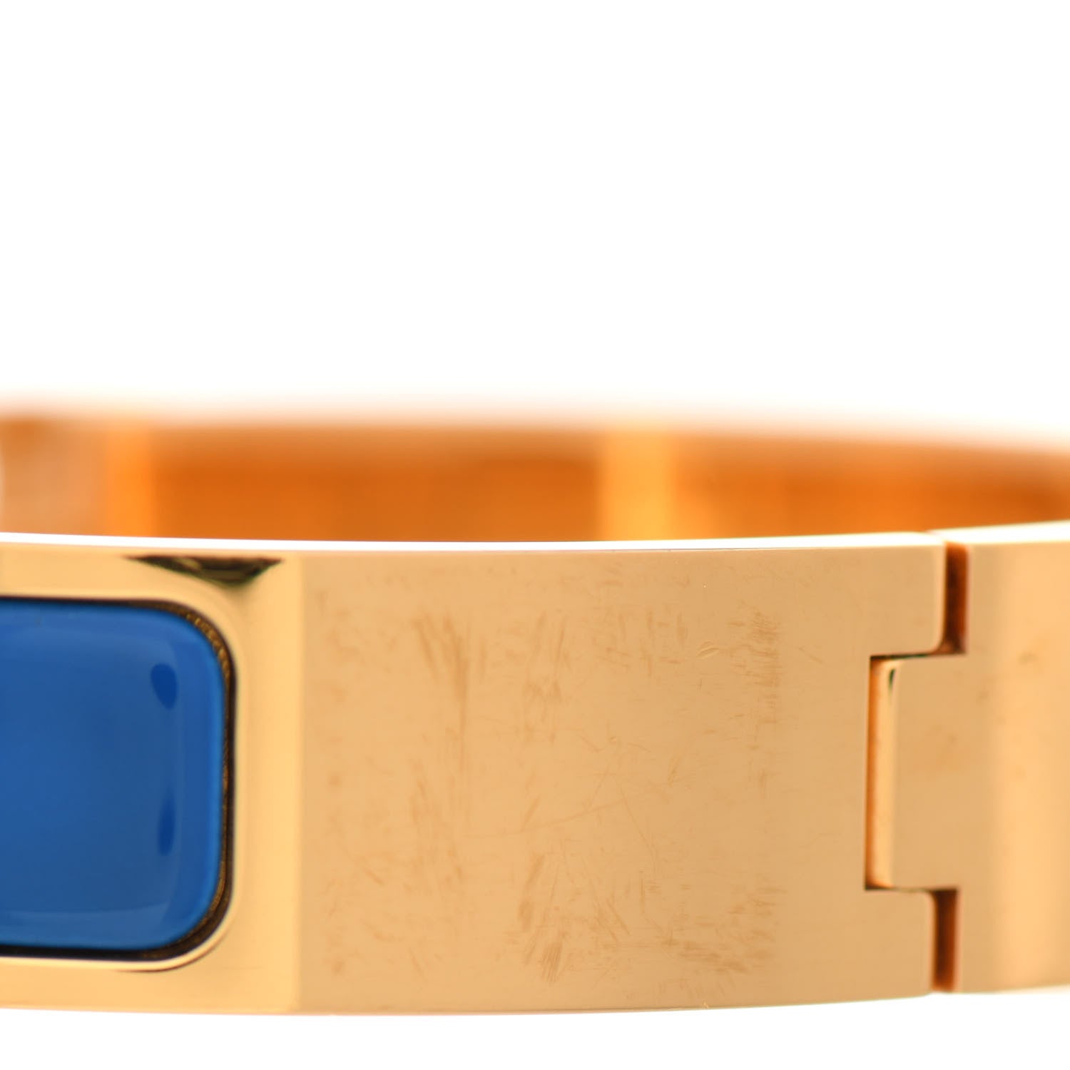 Hermes Enamel Narrow Clic Clac H Bracelet PM Bleu Royal 4 of 4