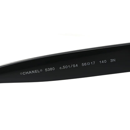 Chanel Acetate Square CC Sunglasses 5380 Black 5 of 7