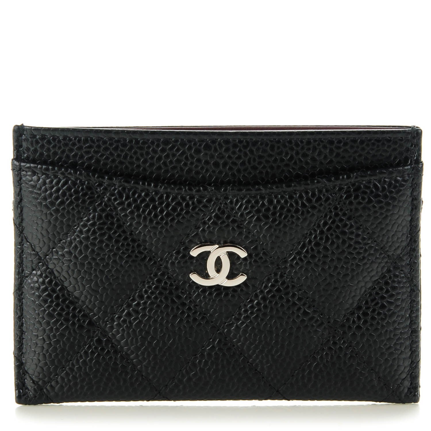 Chanel Caviar Quilted Card Holder Black 1 of 8