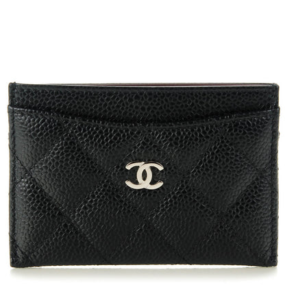 Chanel Caviar Quilted Card Holder Black 1 of 8