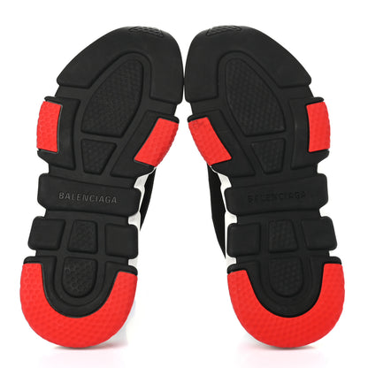 Balenciaga Neoprene Knit Womens Speed Sneakers 36 Black White Red 5 of 8