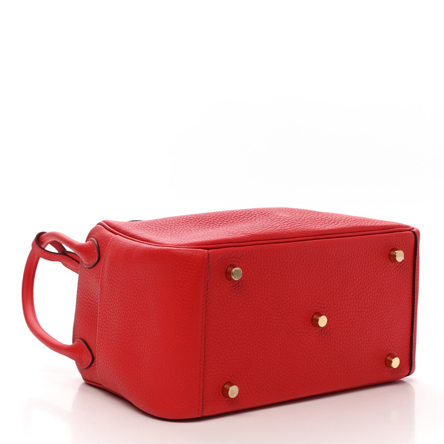 Hermes Taurillon Clemence Lindy 26 Rouge De Coeur 4 of 11