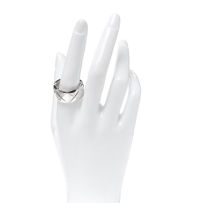 Chanel 18K White Gold Large Coco Crush Ring 63 10.25 2 of 6